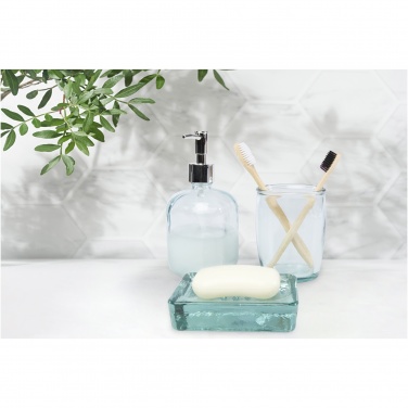 Logo trade promotional gifts picture of: Jabony 3-piece recycled glass bathroom set